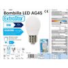 Bombilla Led Tipo Bola | Bombillas De Eficiencia Energética | Pack De 6 Unidades Y 12