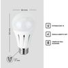 Com-fort House | Bombilla Led Tipo Bola | Conector De Tipo E27 | Potencia De 15w | Tipo De Luz: Fría | Pack De 12 Unidades|