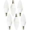 Com-fort House | Bombilla Led Tipo Vela | Conector De Tipo E14 | Potencia De 5w | Tipo De Luz: Cálida | Pack De 6 Unidades|