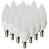 Com-fort House | Bombilla Led Tipo Vela | Conector De Tipo E27 | Potencia De 6w | Tipo De Luz: Cálida | Pack De 12 Unidades|