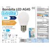 Com-fort House | Bombilla Led Tipo Bola | Conector De Tipo E27 | Potencia De 5w | Tipo De Luz: Cálida | Bombillas De Eficiencia Energética | Pack De 12 Unidades|