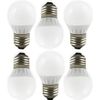 Com-fort House | Bombilla Led Tipo Bola | Conector De Tipo E27 | Potencia De 5w | Tipo De Luz: Cálida | Bombillas De Eficiencia Energética | Pack De 6 Unidades|