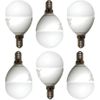 Com-fort House | Bombilla Led Tipo Bola | Conector De Tipo E27 | Potencia De 6w | Tipo De Luz: Fría | Pack De 6 Unidades|