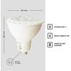 Com-fort House | Bombilla De Tipo Halógenos Led Gu10 | Potencia De 6w | Tipo De Luz: Fría | Bombillas De Eficiencia Energética | Pack De 12 Unidades|