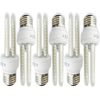 Com-fort House | Bombilla Led Tipo Maíz U2 | Conector De Tipo E27 | Potencia De 8w | Tipo De Luz: Fría | Pack De 6 Unidades|