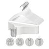 Perchas Elegantes De Madera Blanca - Pack De 40