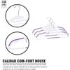 Pack 30 Perchas Plastico Antideslizante 41cms|com-fort House