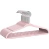 Com-fort House | Percha De Resina Infantil | Percha Cadete | Color Rosa | Percha Resina Resistente | Con Muescas Antideslizantes | 28cm | Pack 12 Unidades |