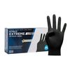 Com-fort House - Guantes Nitrilo Resistentes - Color Negro- Colección Extreme Lite - Guantes De Látex Sin Polvo. Talla M, 100 Unidades