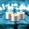 Com-fort House | Velas De Te Blancas | Pack Velas De 200 Unidades | Velas De Té Calientaplatos | Tealight | 8 Horas De Duración | Velas Decorativas Sin Perfume |