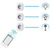 Pack 4 Enchufes Inteligentes Wifi Con Usb | 7hsevenon Home | Enchufe Inteligente Compatible Con Alexa Y Google Assistant Vía Smartphone/app | Hasta 3680w De Potencia | Funciona Con Redes 2,4ghz