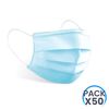 Pack 50 Mascarillas Higiénicas No Reutilizables Azul O91