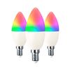 Pack 3 Bombillas Led Vela Smart Wifi E14 5w Equi.35w 450lm Rgbww Regulable Vía Smartphone/app 25000h 7hsevenon Premium