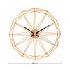 Orion91 - Reloj De Pared Moderno Dorado Ø80cm, Aluminio/metal, Hogar, Oficina Y Despacho, Movimiento Agujas Continuo, Extra Silencioso, Diseño Geométrico, Estilo Moderno, Color Dorado