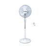 Ventilador De Pie Ø40cm 40w 3 Velocidades Neos Comfort Blanco Con Mando Thinia Home