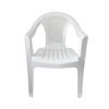 Silla Con Reposabrazos Stack Blanca 52x40x82cm Thinia Home