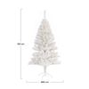 Árbol De Navidad Laponia Blanco Nevado 150x80cm O91