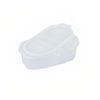 Bote Con Tapa Dispensadora 0.6l Blanco 20x9.5x6cm 7house