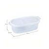 Bote Con Tapa Dispensadora 0.6l Blanco 20x9.5x6cm 7house