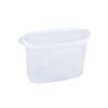 Bote Con Tapa Dispensadora 1.2l Blanco 20x9.5x12.5cm 7house