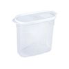 Bote Con Tapa Dispensadora 1.7l Blanco 20x9.5x17.5cm 7house