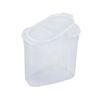 Bote Con Tapa Dispensadora 1.7l Blanco 20x9.5x17.5cm 7house