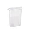 Bote Con Tapa Dispensadora 2.4l Blanco 24.5x9.5x17.5cm 7house