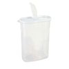 Bote Con Tapa Dispensadora 2.4l Blanco 24.5x9.5x17.5cm 7house