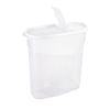 Bote Con Tapa Dispensadora 4l Blanco 25.5x10.5x26.5cm 7house