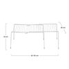 Estante Organizador De Cocina Extensible 26x55x14cm 7house