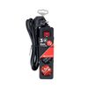 Regleta 3 Enchufes Schuko 1,5m Con Interruptor 7hsevenon