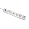 Regleta 6 Enchufes Schuko 1,5m Con Interruptor 7hsevenon