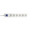 Regleta 6 Enchufes Schuko 1,5m Con Interruptor 7hsevenon