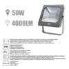 Foco Proyector Led 50w 80lm/w 4000lm Ip65 4000k Blanco Neutro