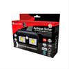 Aplique De Pared Solar Led 2 Luces Con Sensor Crepuscular Y Movimiento Negro 7500k 20000h 7hsevenon