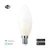 Bombilla Led Vela Smart Wifi E14 5w Equi.35w 450lm Rgbww Regulable Vía Smartphone/app 25000h 7hsevenon Premium