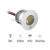 4000k Blanco Neutro  ,  Pack 9 Unidades Led Empotrable Redondo Aluminio Gris 3w 250lm Ip42 Ø35mm Blanco Neutro 4000k 35000h Nine&one Premium - Alta Calidad