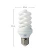 Bombillas Cfl Espiral Mini E27 15w 900lm Blanco Cálido 2700k 6000h Orion91 Simply