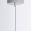 Lámpara De Techo Colgante Blanca Estilo Oriental Con Tulipa Cónica | Modelo Kumiko 7hsevenon Deco | Lámpara De Techo Salón Y Dormitorio | Lámpara De Ratán Y Aluminio 18x18x18,5cm