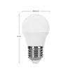 Pack 2 Bombillas Led Esférica E27 6w Equi.40w 470lm 10000h 1primer Leader