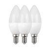 Pack 3 Bombillas Led Vela E14 6w Equi.40w 470lm 15000h Primer Leader