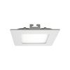 Mini Downlight Led Ultraslim Empotrable Cuadrado 8w 600lm 10,5x10,5cm 4000k Blanco 7hsevenon