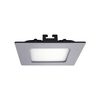 Mini Downlight Led Ultraslim Empotrable Cuadrado 8w 600lm 10,5x10,5cm 4000k Aluminio 7hsevenon