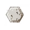 Base Led 10w Enlazable Hexagonal Luz Blanca Neutra 32x37cm