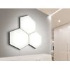 Base Led 9.4w Enlazable Hexagonal Luz Blanca Neutra 32x37cm