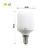 Donclaif Bombillas Cfl Micro Softone E14 7w 315lm Blanco Cálido 2700k 10000h - Pack X 2 - Ahorro Energético