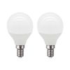 Pack 2 Bombillas Led Esférica E14 6w Equi.40w 470lm 15000h Raydan Home