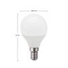 Pack 2 Bombillas Led Esférica E14 7,4w Equi.60w 806lm 15000h Raydan Home