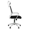 Thinia Home - Silla De Escritorio Century, Oficina, Despacho, Home Office, Respaldo Malla Transpirable, Soporte Lumbar, Reposabrazos, Altura Ajustable, Ergonómica, 67x(59-95)x(109-119)cm, Gris O Negro