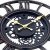 Reloj De Pared Vintage Troquelado Negro/dorado Ø38 Cm Thinia Home